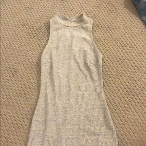 High neck bodycon dress